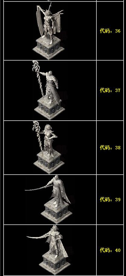 传奇NPC外观形象代码大全4