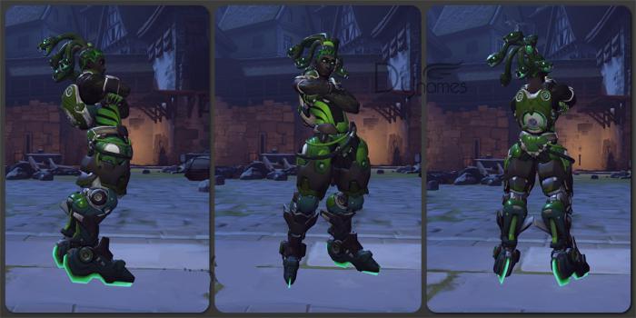 守望先锋蛇发舞者卢西奥皮肤_守望先锋蛇女