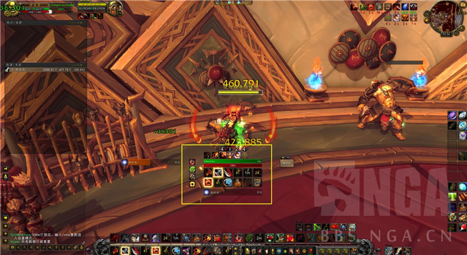 《魔兽世界》狂暴战进阶之橙装、天赋属性、TMW介绍6