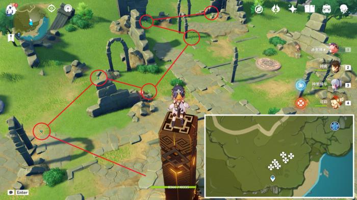 原神小灯草收集路线4