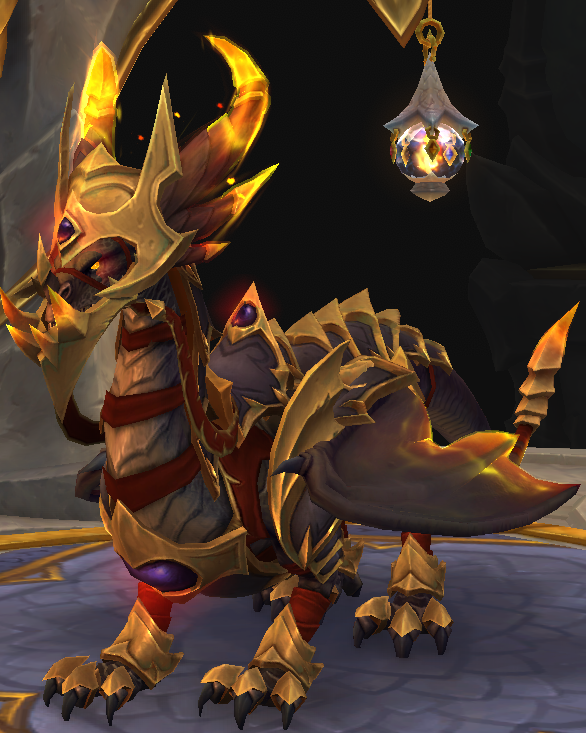 魔兽世界黑曜角斗士的蜿变幼龙坐骑_魔兽世界7.0角斗士龙