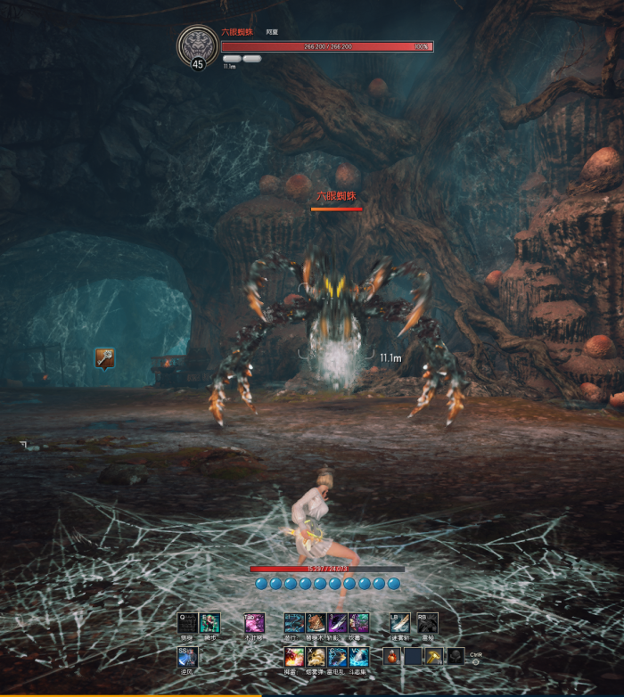 剑灵怀旧服蜘蛛巢穴副本攻略4