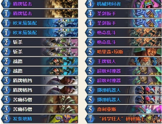 炉石传说暗影崛起主播狗贼炸弹战卡组_炉石传说狗贼吼爹翻盘