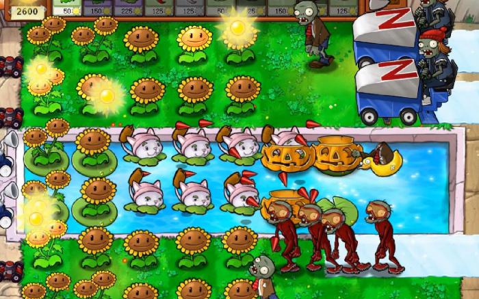 植物大战僵尸里全面冻结怎么过1