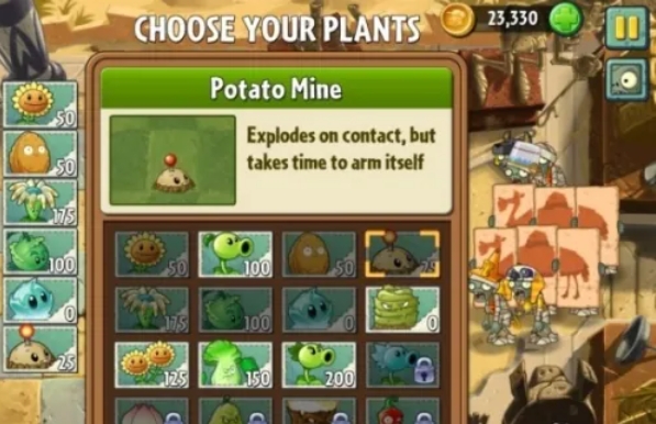 植物大战僵尸2埃及第七关怎么过1