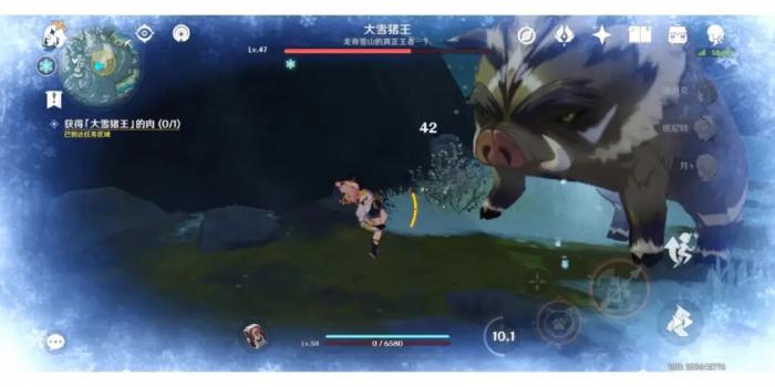 原神雪山怎么打猪王3