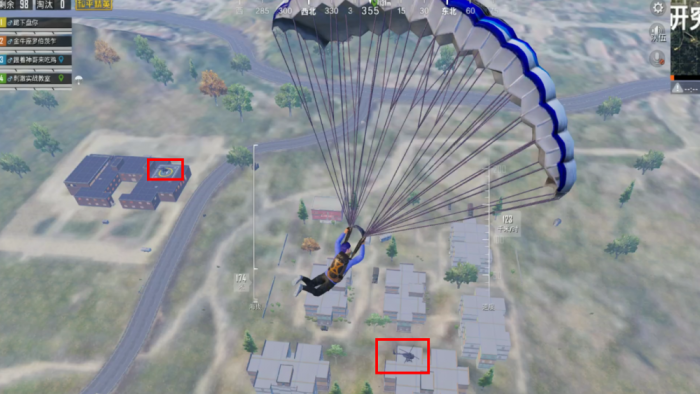 绝地求生怎么从飞机准确降落1