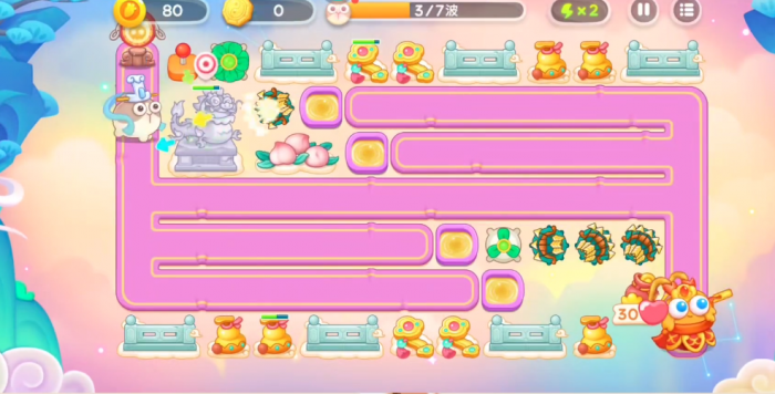 保卫萝卜4四大神兽怎么打2