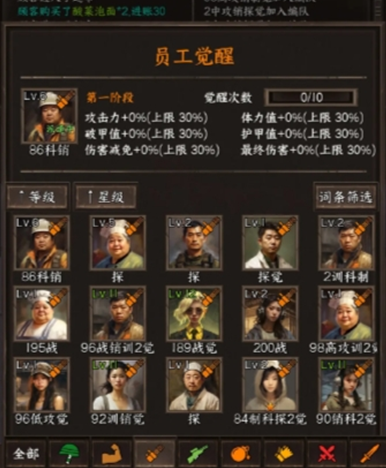 我在末世开超市员工觉醒加成有什么效果1