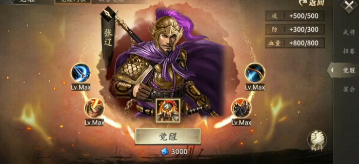 攻城掠地觉醒张辽_攻城掠地诸葛亮多少级觉醒