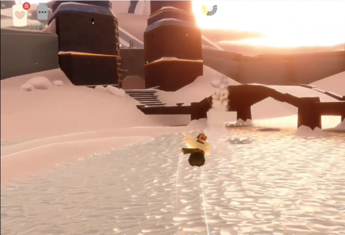 光遇霞谷冰门怎么开1