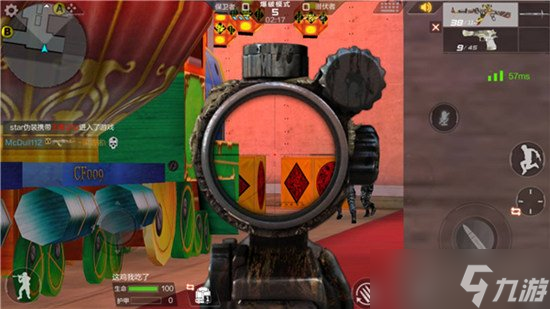 CF手游新年广场保卫者的战术打法及点位解析1