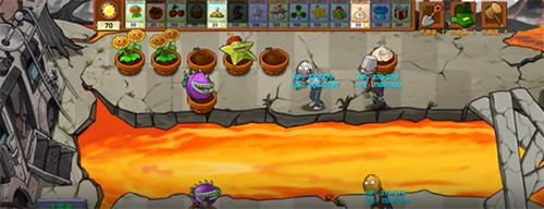 植物大战僵尸融合版新地图火山_植物大战僵尸,融合