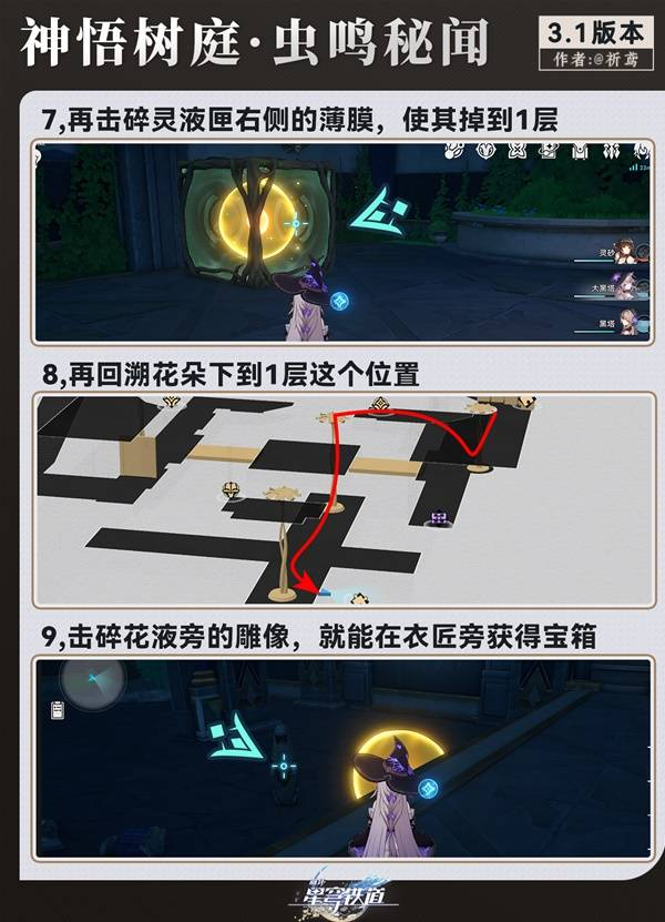 崩坏星穹铁道永夜呓语密林神悟树庭宝箱收集攻略17