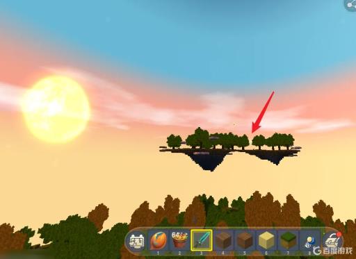 迷你世界初始空岛神庙位置在哪?_新迷你世界空岛神殿在哪