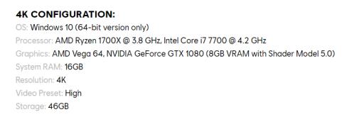 刺客信条奥德赛最低和推荐配置分别是什么?3