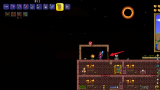 泰拉瑞亚怎么安装门?4