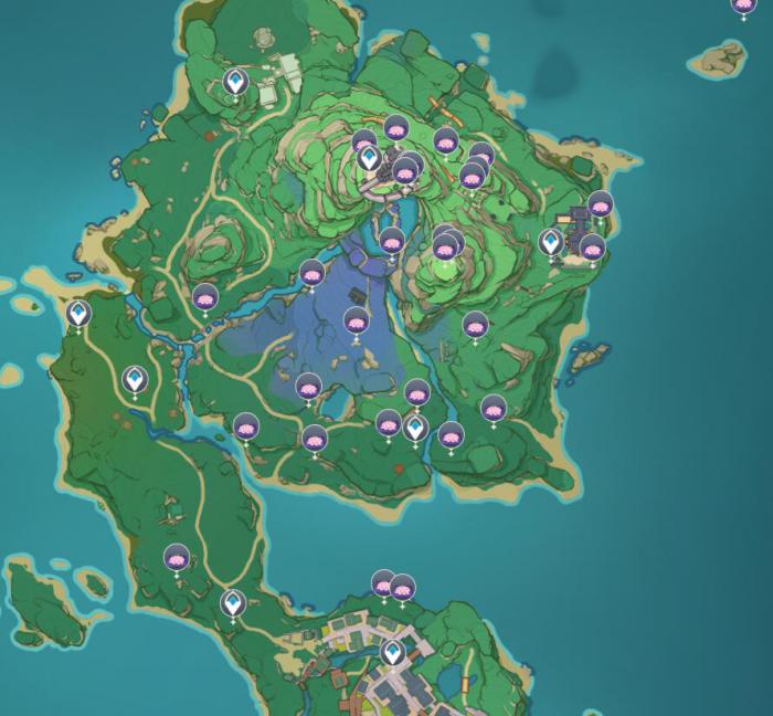 原神绯樱绣球位置大全2