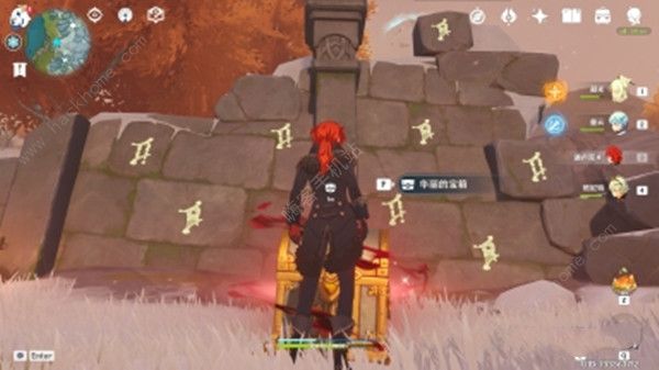 原神葬雪之都近郊踩地板解迷攻略_原神雪葬之都近郊地底