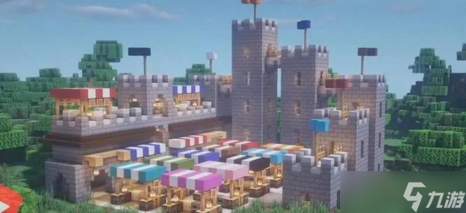 我的世界大城堡怎么建_我的世界大城堡的图片