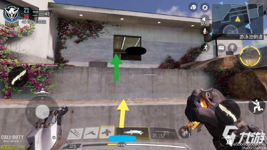 《使命召唤手游》山景别墅点位打法路线详解8