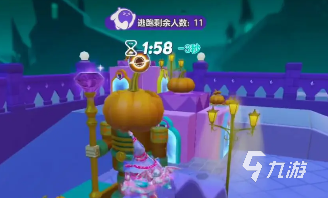 蛋仔派对南瓜入侵飞跃古堡隐藏点位全解析3