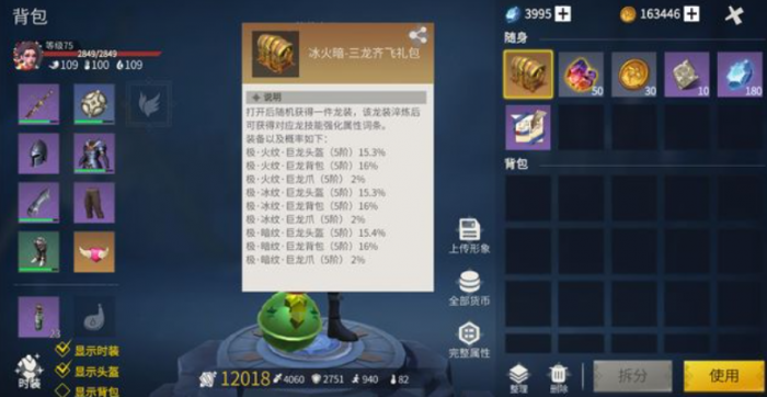 冰原守卫者如何获取高等级龙装备2