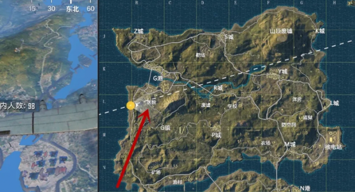 绝地求生哪里有医院1