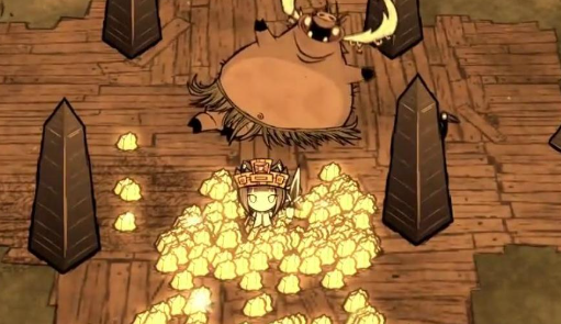 饥荒猪王吃什么给金子1