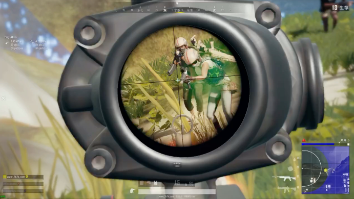 绝地求生哪些枪可以配4倍镜1