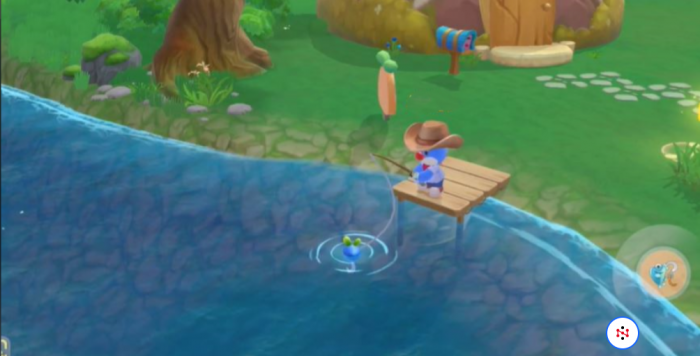 摩尔庄园怎么切高低级鱼竿3