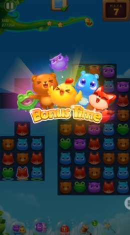 开心消消乐如何通关第一关3