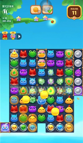 开心消消乐1219关怎么打3
