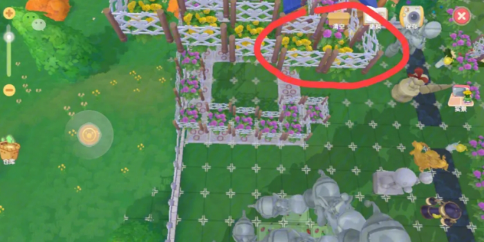 摩尔庄园家里的围栏怎么进去2