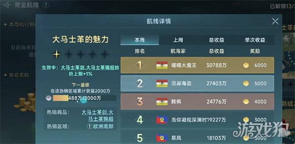 大航海时代起源跑商路线怎么选2