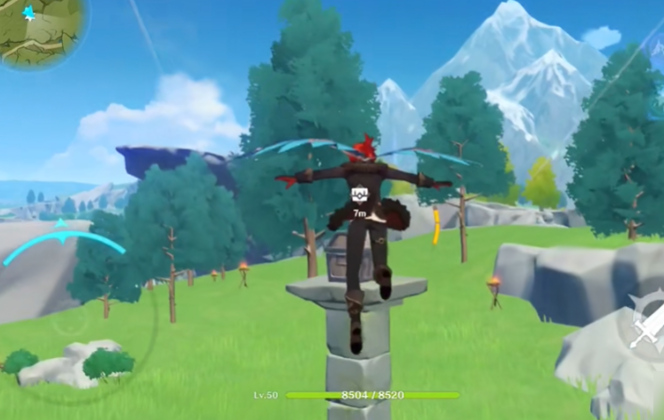 原神中地灵在柱子上面怎么拿3