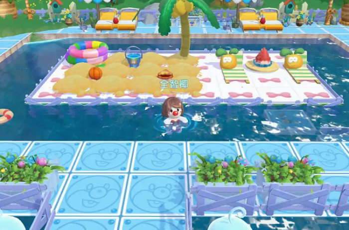 摩尔庄园夏日派对怎么摆2