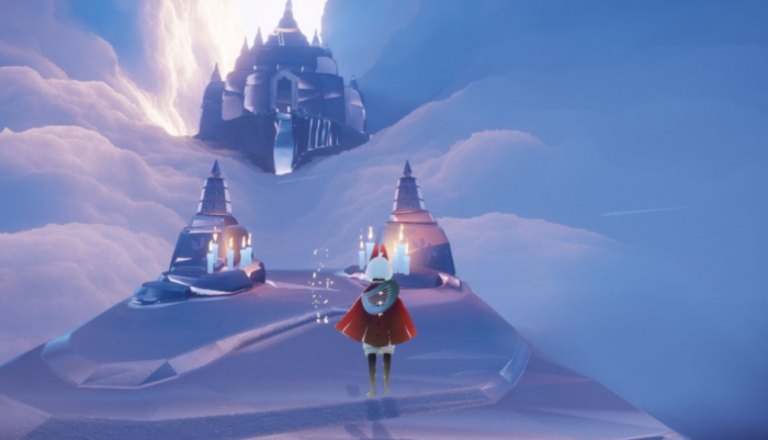 光遇晨岛钟楼怎么过1