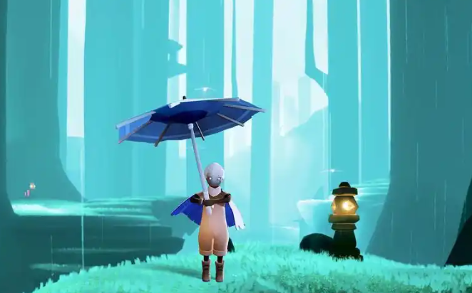 光遇的普通雨伞怎么拿1