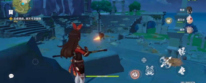 原神两个守卫怎么打1