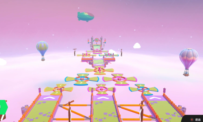 糖豆人大风车转转转怎么过3