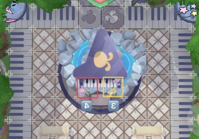 摩尔庄园的钢琴怎么弹的1