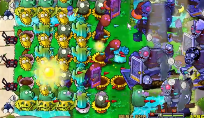 植物大战僵尸54怎么过2