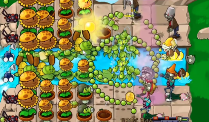 植物大战僵尸24关困难怎么过2