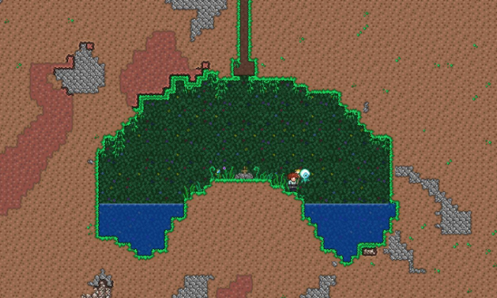 泰拉瑞亚如何快速挖矿1