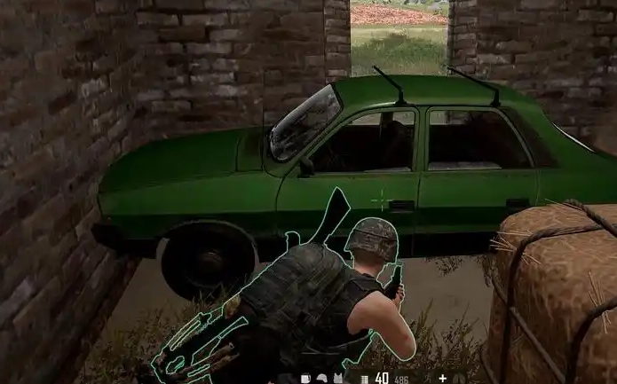 绝地求生如何溜车打人1