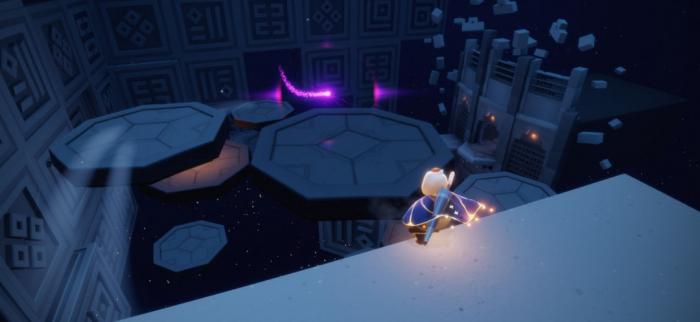 光遇禁阁石门怎么遁地3