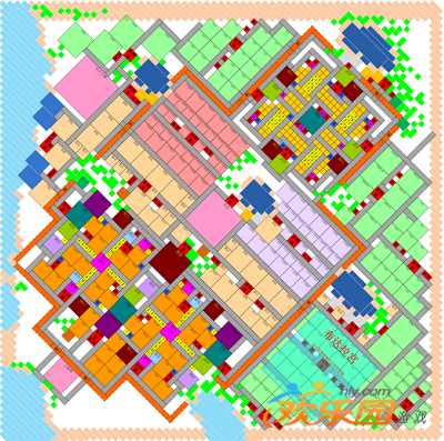 城市与文明中国布局_城市与文明布局攻略